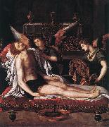 The Body of Christ with Two Angels, ALLORI Alessandro